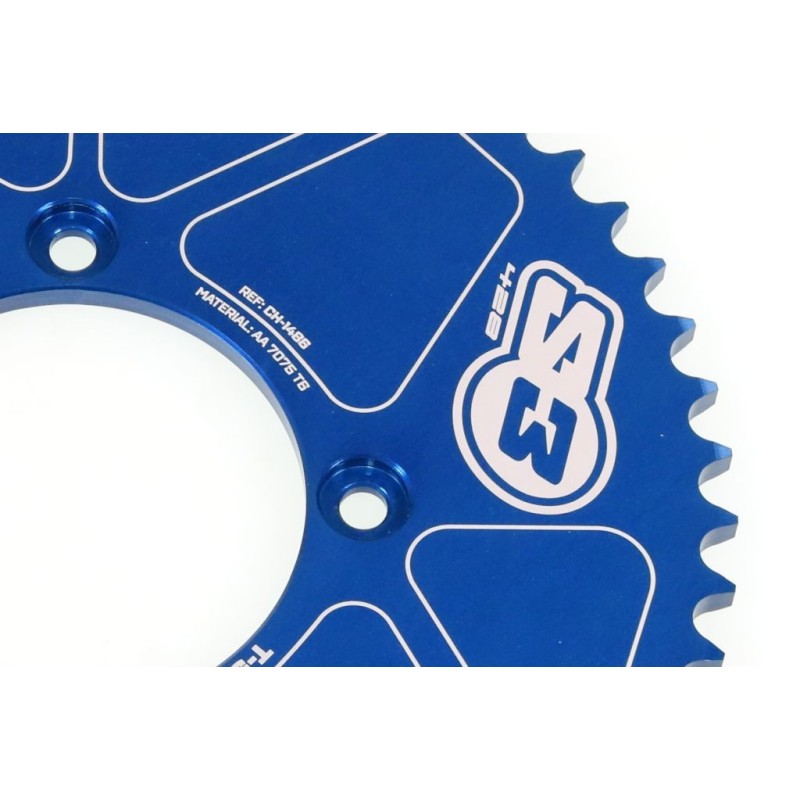 Couronne 4 trous fermée S3 ELECTRIC MOTION bleu