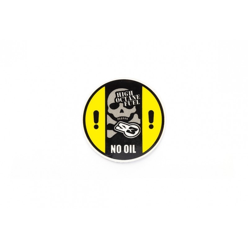 Autocollant jerrycan essence S3 Huile/ No Huile