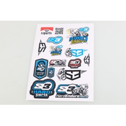 Planche adhésive S3 divers enduro