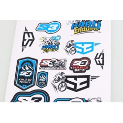 Planche adhésive S3 divers enduro
