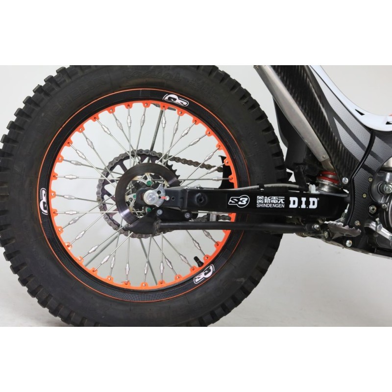 Autocollant cerceau de roue S3 noir