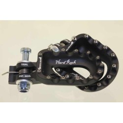 Repose pied alu avec insert S3 hard rock noir