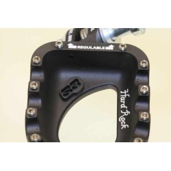 Repose pied alu avec insert S3 hard rock noir
