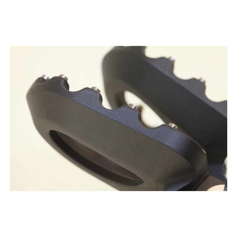 Repose pied alu avec insert S3 hard rock noir