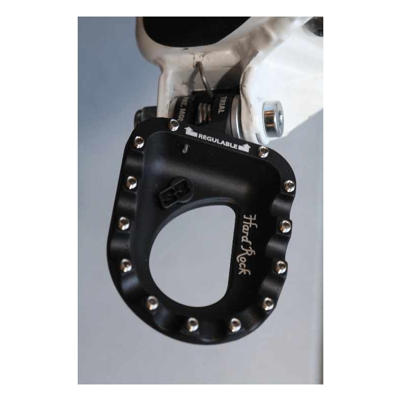 Repose pied alu avec insert S3 hard rock noir