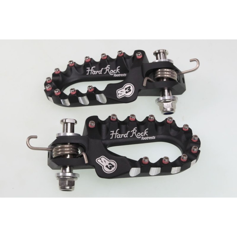 Repose pied alu avec insert S3 MONTESA 4ride hard rock noir