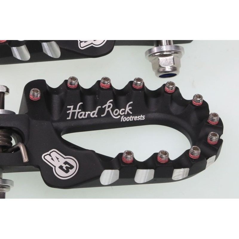 Repose pied alu avec insert S3 MONTESA 4ride hard rock noir