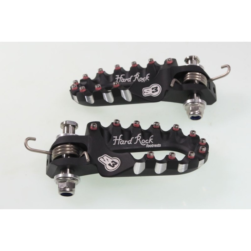 Repose pied alu avec insert S3 MONTESA 4ride hard rock noir