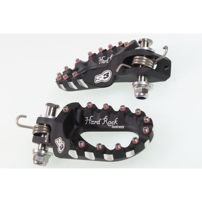 Repose pied alu avec insert S3 MONTESA 4ride hard rock noir