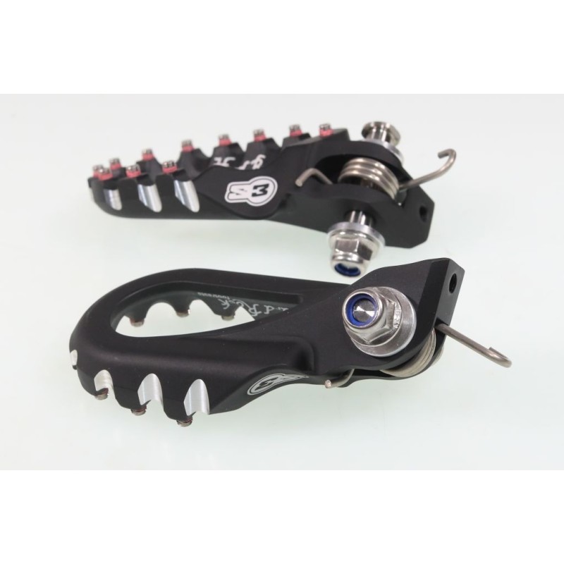 Repose pied alu avec insert S3 MONTESA 4ride hard rock noir