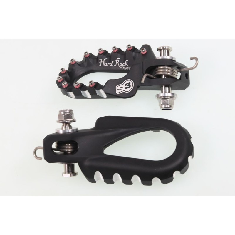 Repose pied alu avec insert S3 MONTESA 4ride hard rock noir