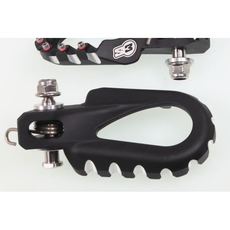Repose pied alu avec insert S3 MONTESA 4ride hard rock noir