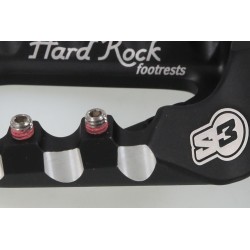 Repose pied alu avec insert S3 MONTESA 4ride hard rock noir