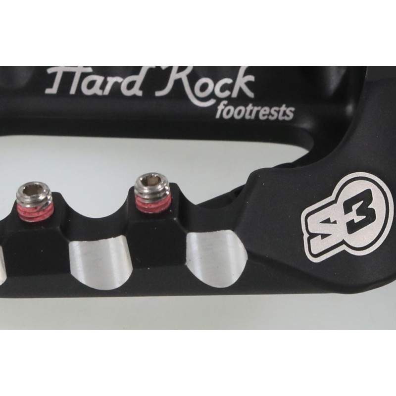 Repose pied alu avec insert S3 MONTESA 4ride hard rock noir