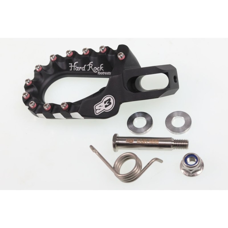 Repose pied alu avec insert S3 MONTESA 4ride hard rock noir