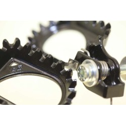 Repose pied acier S3 hard rock - 10mm noir