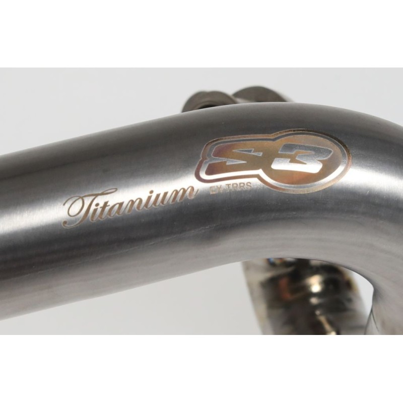 Coude échappement TRS S3 Racing titane court