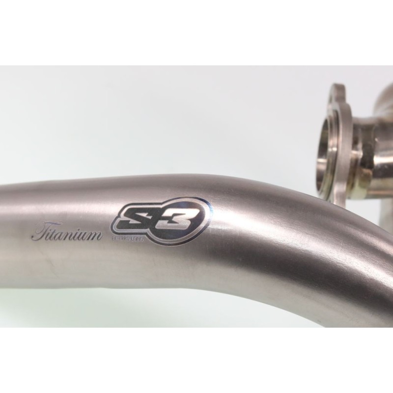 Coude échappement TRS S3 Racing titanium long
