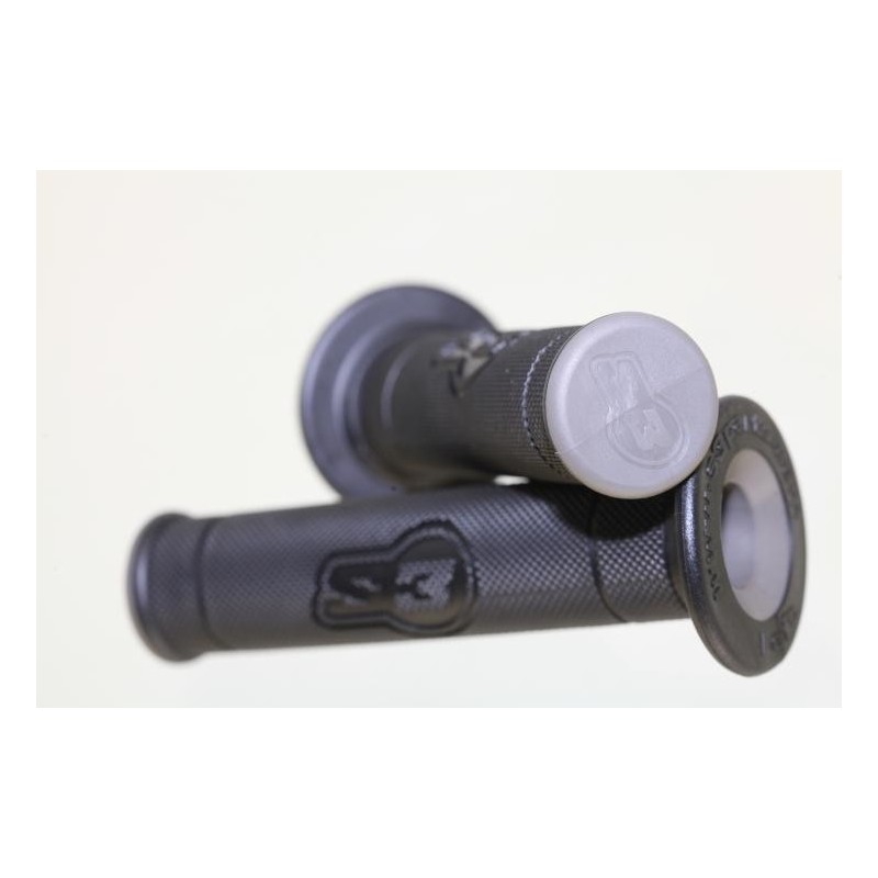 Revetement hard S3 6D asymetrique noir/gris