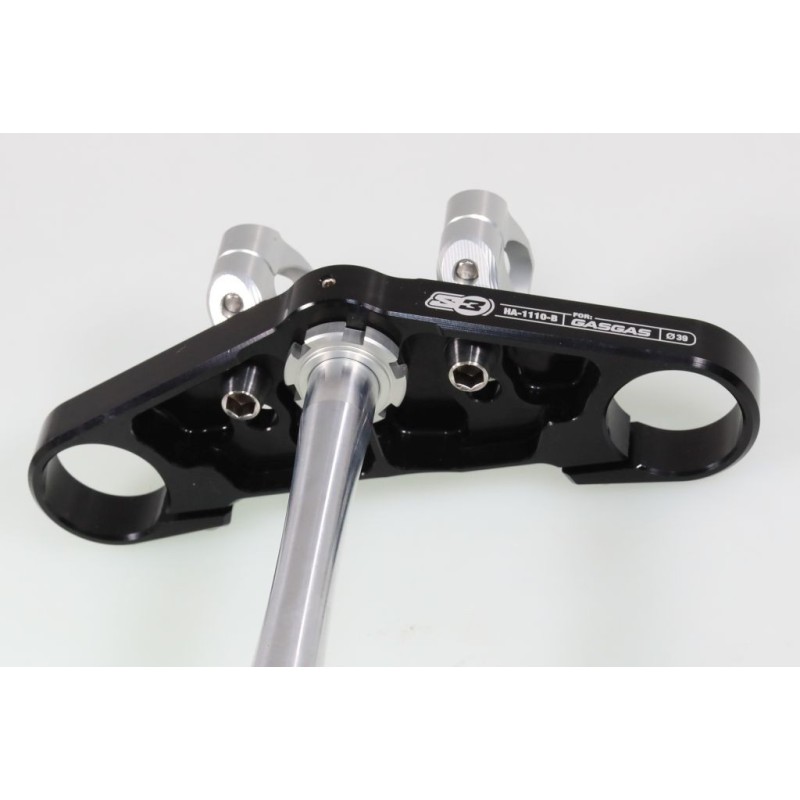 Té de fourche S3 GASGAS noir complet Ø39mm
