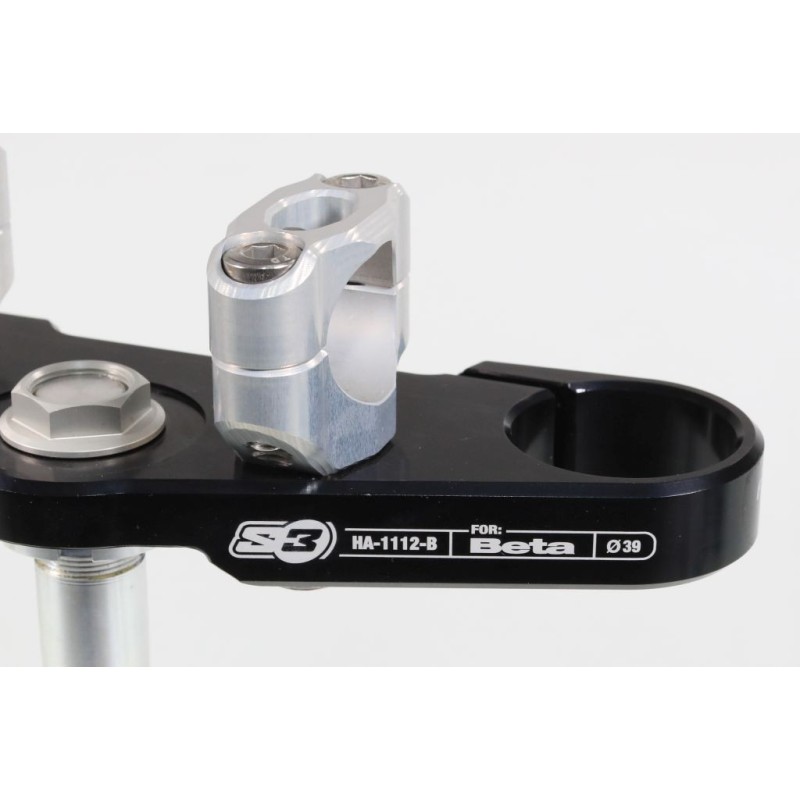 Té de fourche S3 BETA 2011-2023 noir complet Ø39mm