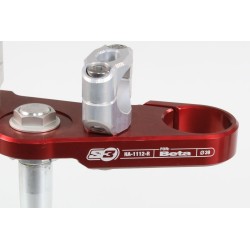 Té de fourche S3 BETA 2011-2023 rouge complet Ø39mm