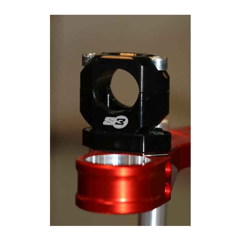 Pontet alu reglable guidon sans barre S3 noir