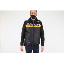 Veste DHERBEY MOTO S3 hybrid 2021-2022 noir/orange