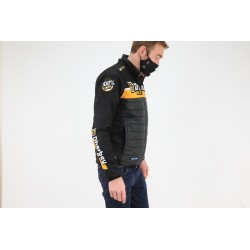 Veste DHERBEY MOTO S3 hybrid 2021-2022 noir/orange