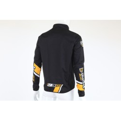 Veste DHERBEY MOTO S3 hybrid 2021-2022 noir/orange