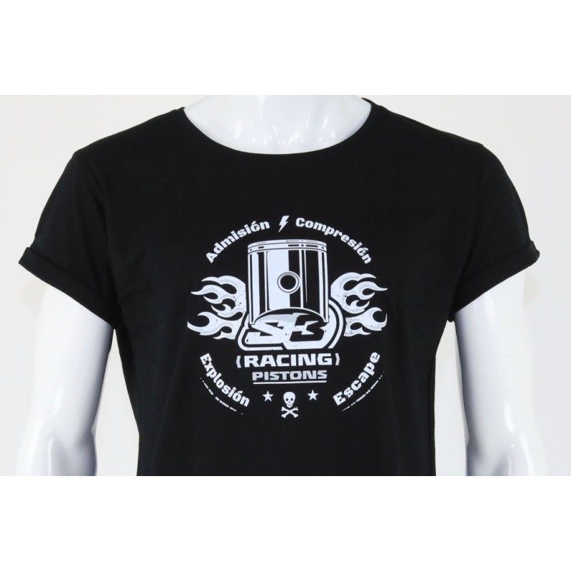 Tee shirt S3 Piston noir