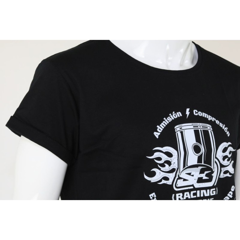 Tee shirt S3 Piston noir