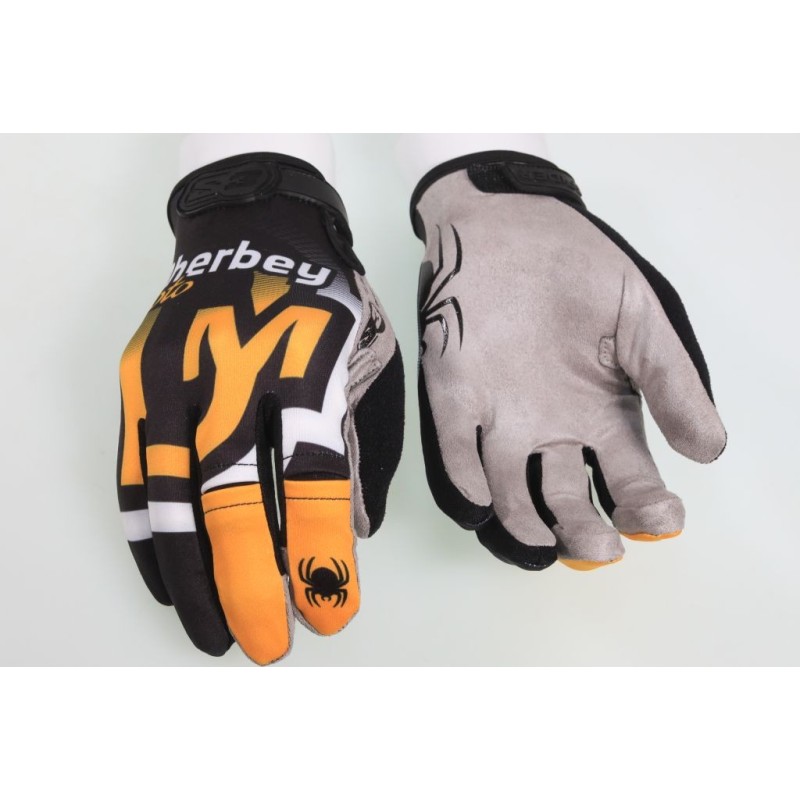 Gants S3 déco DHERBEY MOTO noir/orange