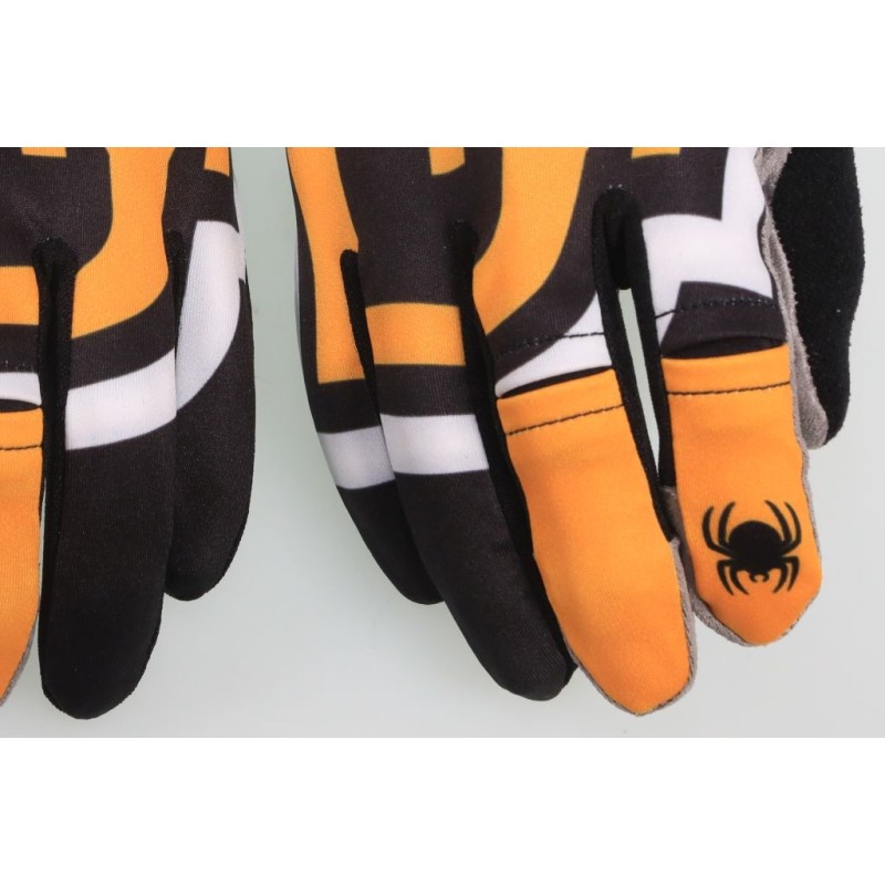 Gants enfant S3 déco DHERBEY MOTO noir/orange