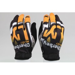 Gants enfant S3 déco DHERBEY MOTO noir/orange