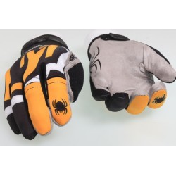 Gants enfant S3 déco DHERBEY MOTO noir/orange