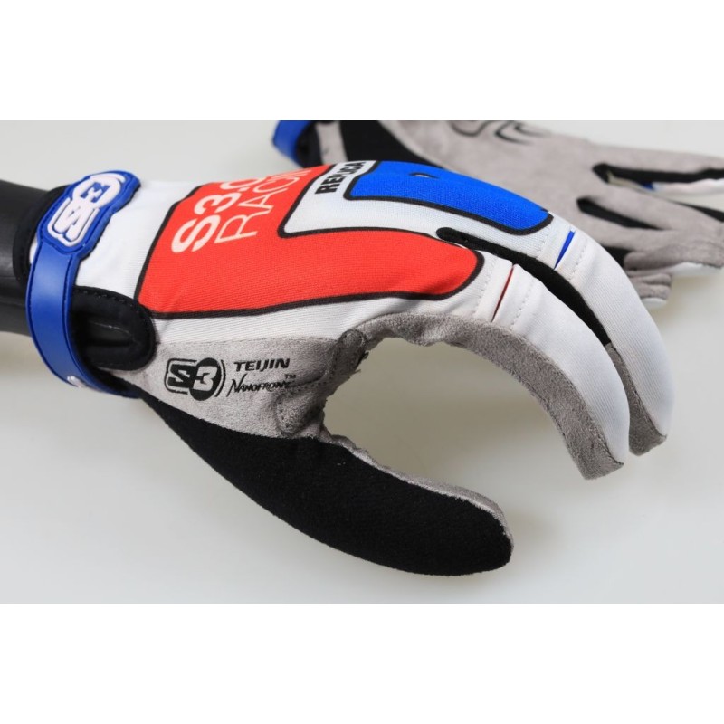 Gants S3 Spyder Replica Design blanc