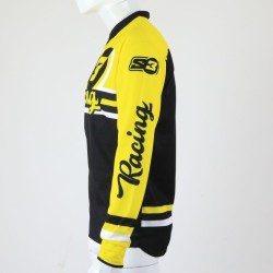 Maillot S3 vint trial pilot noir/jaune