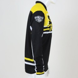 Maillot S3 vint trial pilot noir/jaune