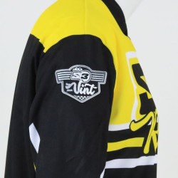 Maillot S3 vint trial pilot noir/jaune