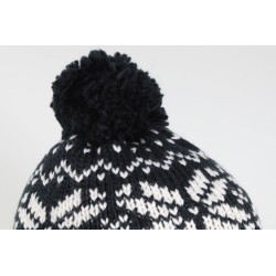 Bonnet S3 Racing Team avec pompon bleu