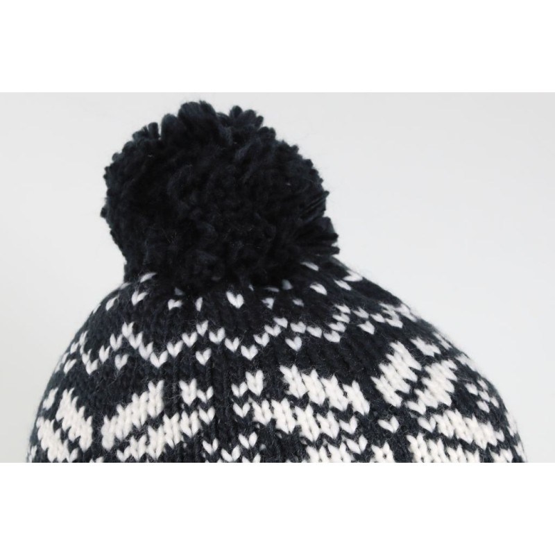 Bonnet S3 Racing Team avec pompon bleu