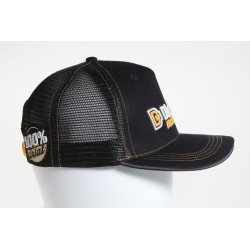 Casquette DHERBEY MOTO noir/orange