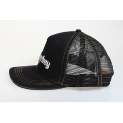 Casquette DHERBEY MOTO noir/orange