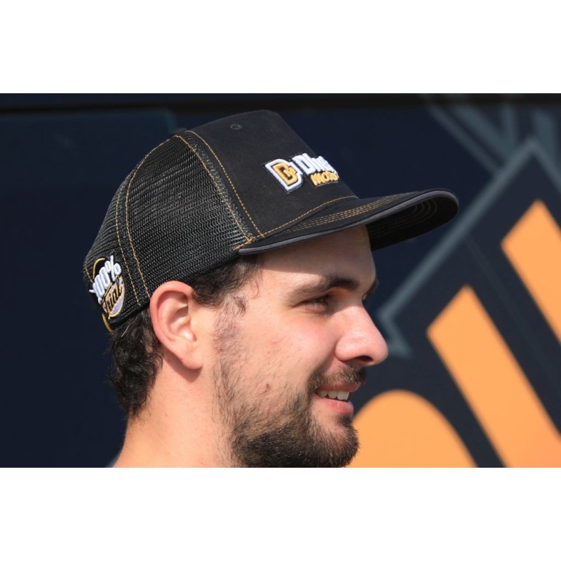 Casquette DHERBEY MOTO noir/orange