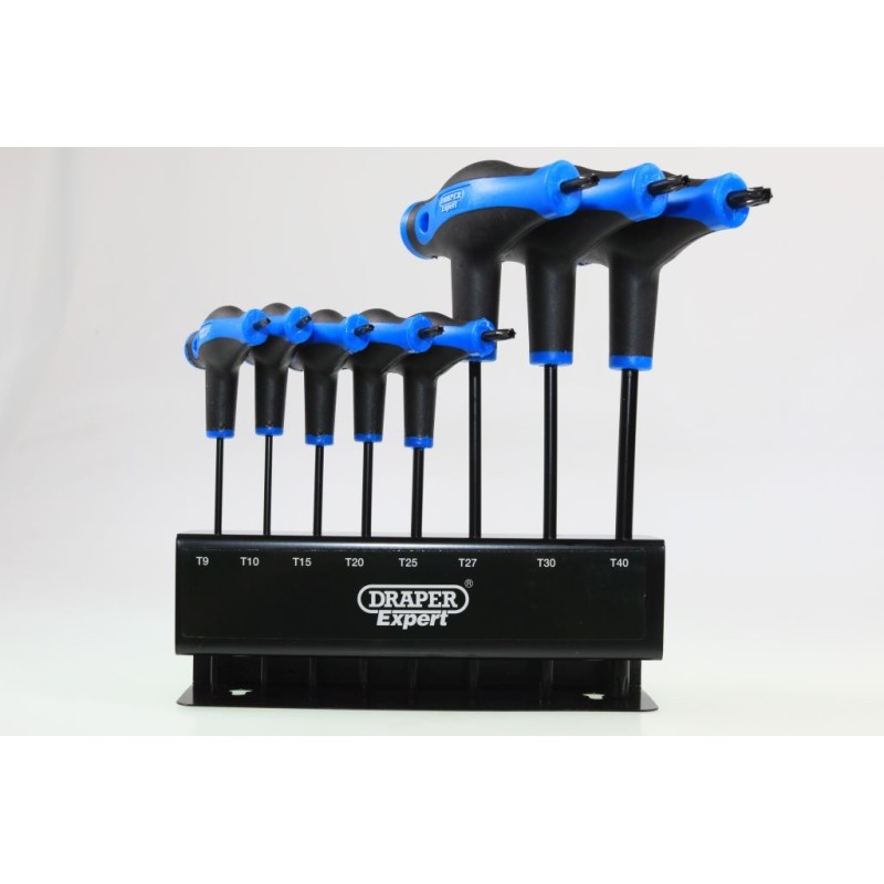 Jeu de 8 clés mâles Torx DRAPER avec manche