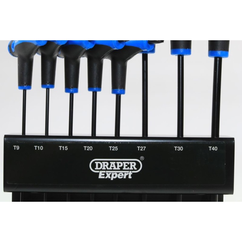 Jeu de 8 clés mâles Torx DRAPER avec manche