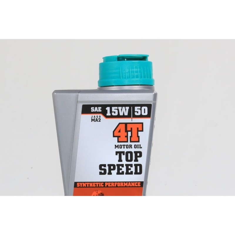 Huile boite et moteur 4T MOTOREX Top Speed 15W-50 1L