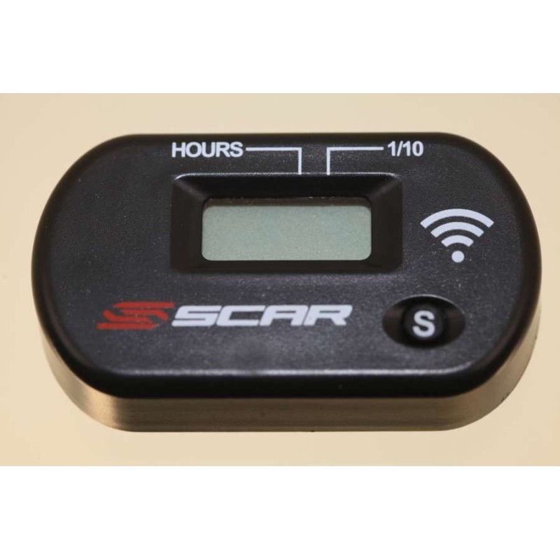 Compteur d'heure de roulage SCAR moto trial