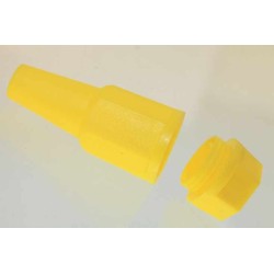 Porte bougie de sac a dos jaune